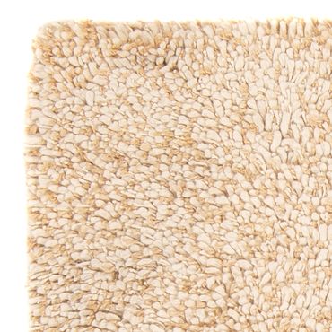 Hoogpolig tapijt - 90 x 60 cm - beige