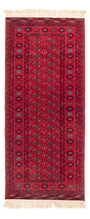 Runner Afghan Rug - 200 x 80 cm - red