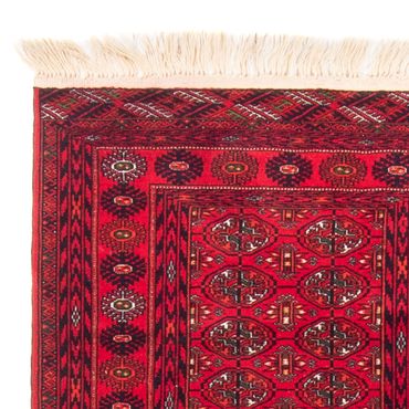 Tapis de couloir Tapis afghan - 200 x 80 cm - rouge