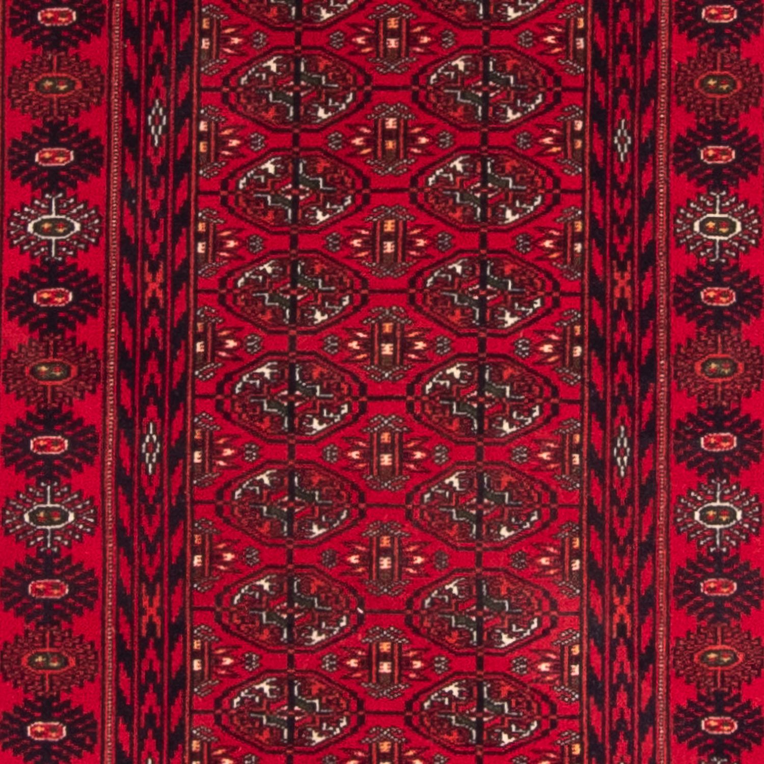 Alfombra de pasillo Alfombra afgana - 190 x 82 cm - rojo