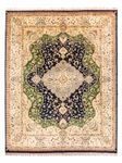 Tapis afghan - 389 x 296 cm - bleu foncé