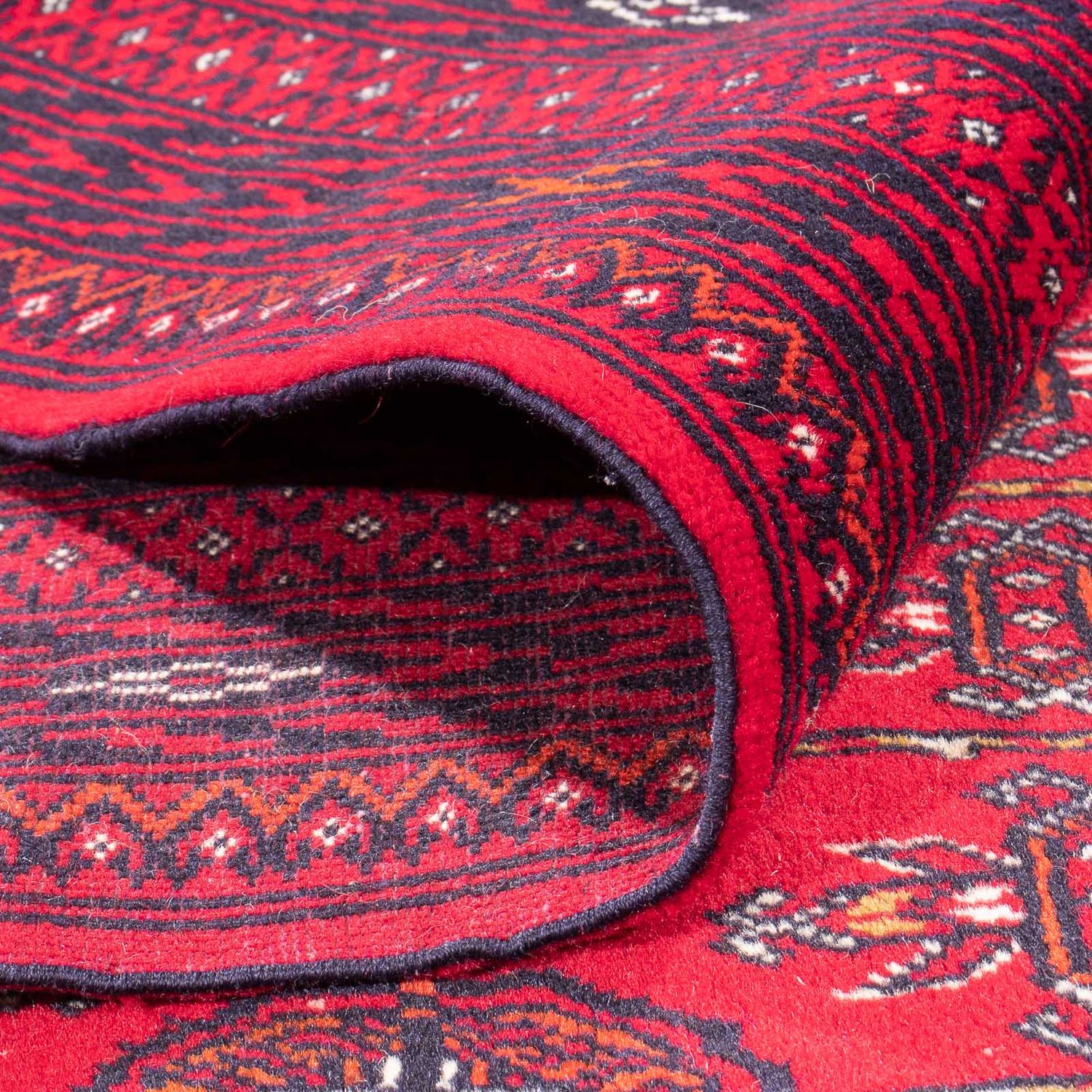 Afghan Teppich - Buchara - 370 x 300 cm - rot