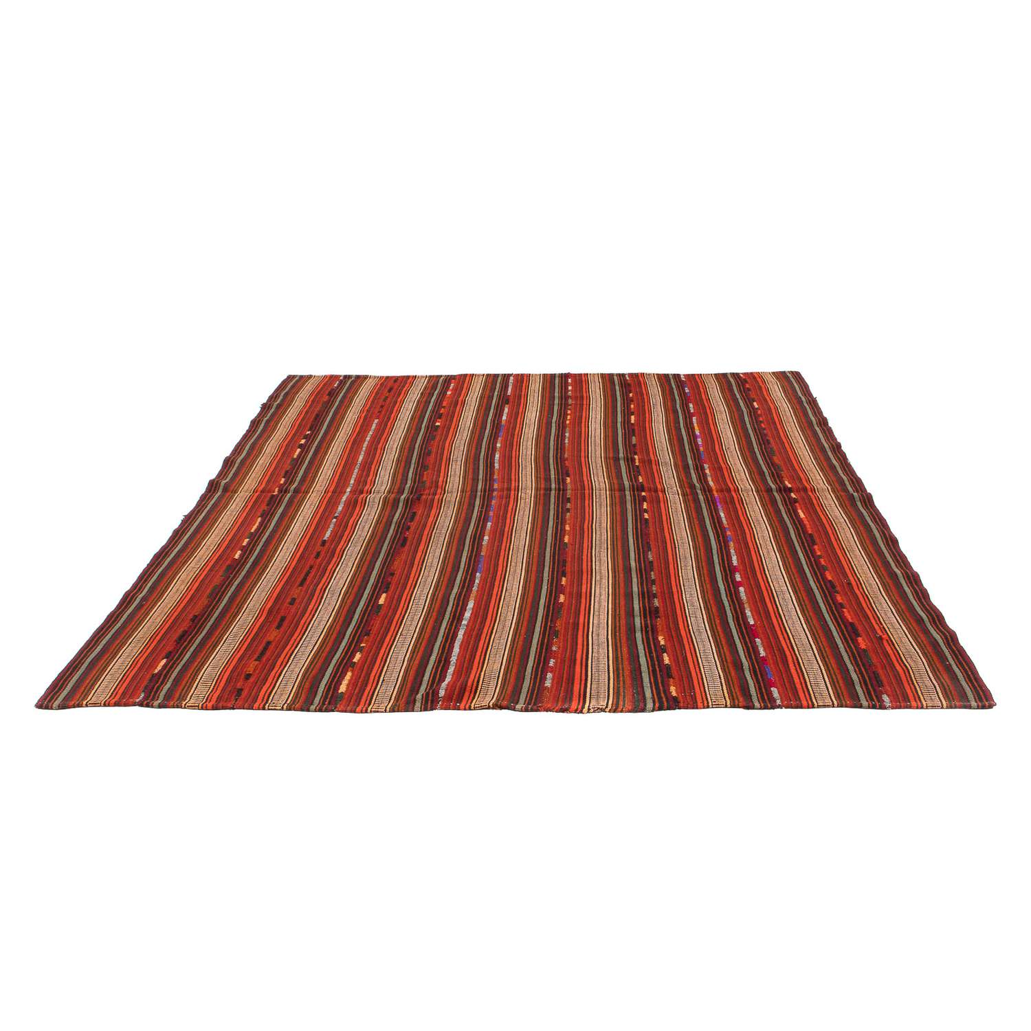 Tapis Kelim - Vieux carré  - 182 x 180 cm - multicolore