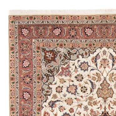 Perzisch tapijt - Tabriz - Royal - 214 x 149 cm - crème