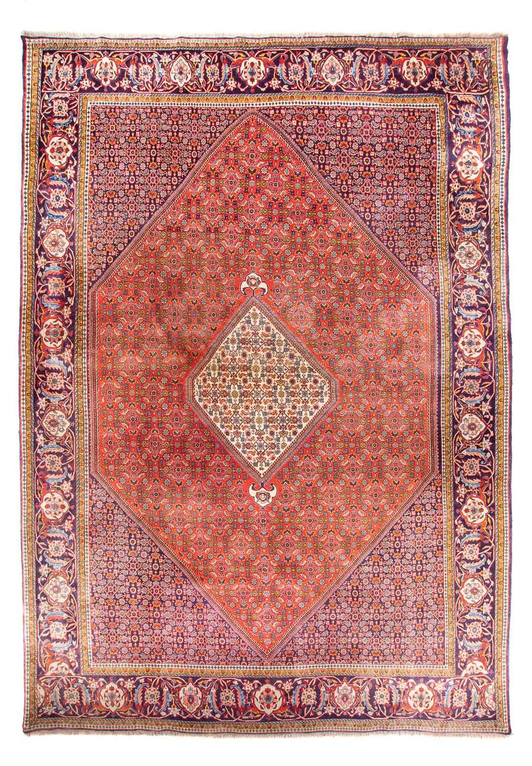 Persisk tæppe - Bijar - 420 x 310 cm - terrakotta