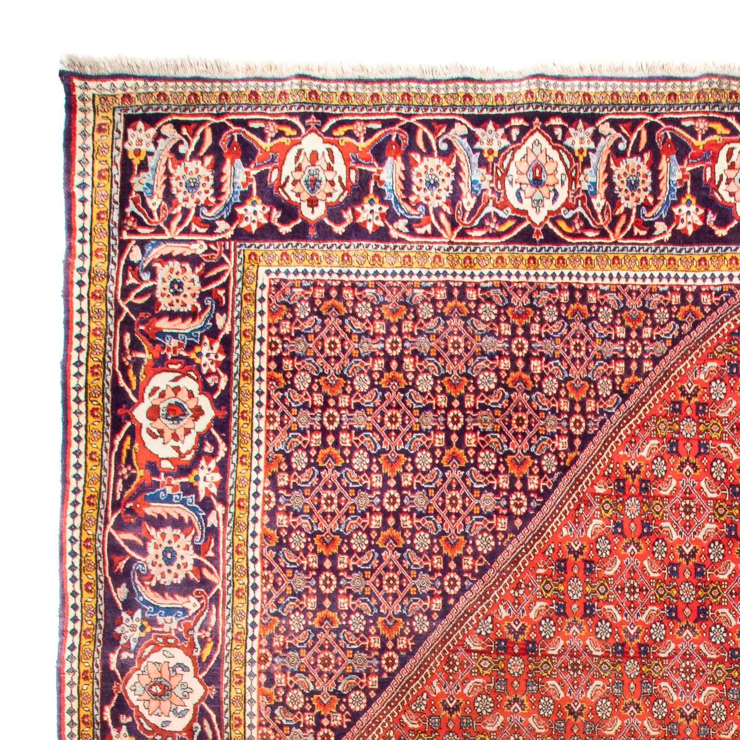 Perzisch tapijt - Bijar - 420 x 310 cm - terracotta
