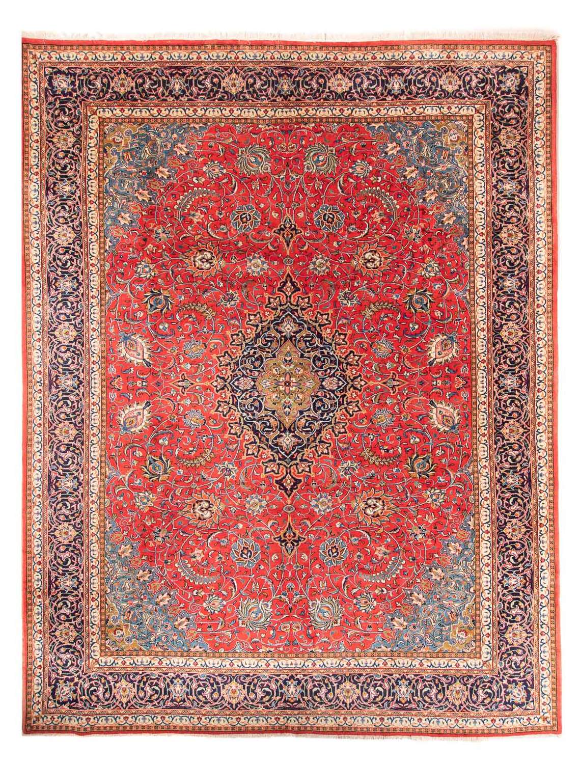 Perský koberec - Klasický - 397 x 305 cm - červená