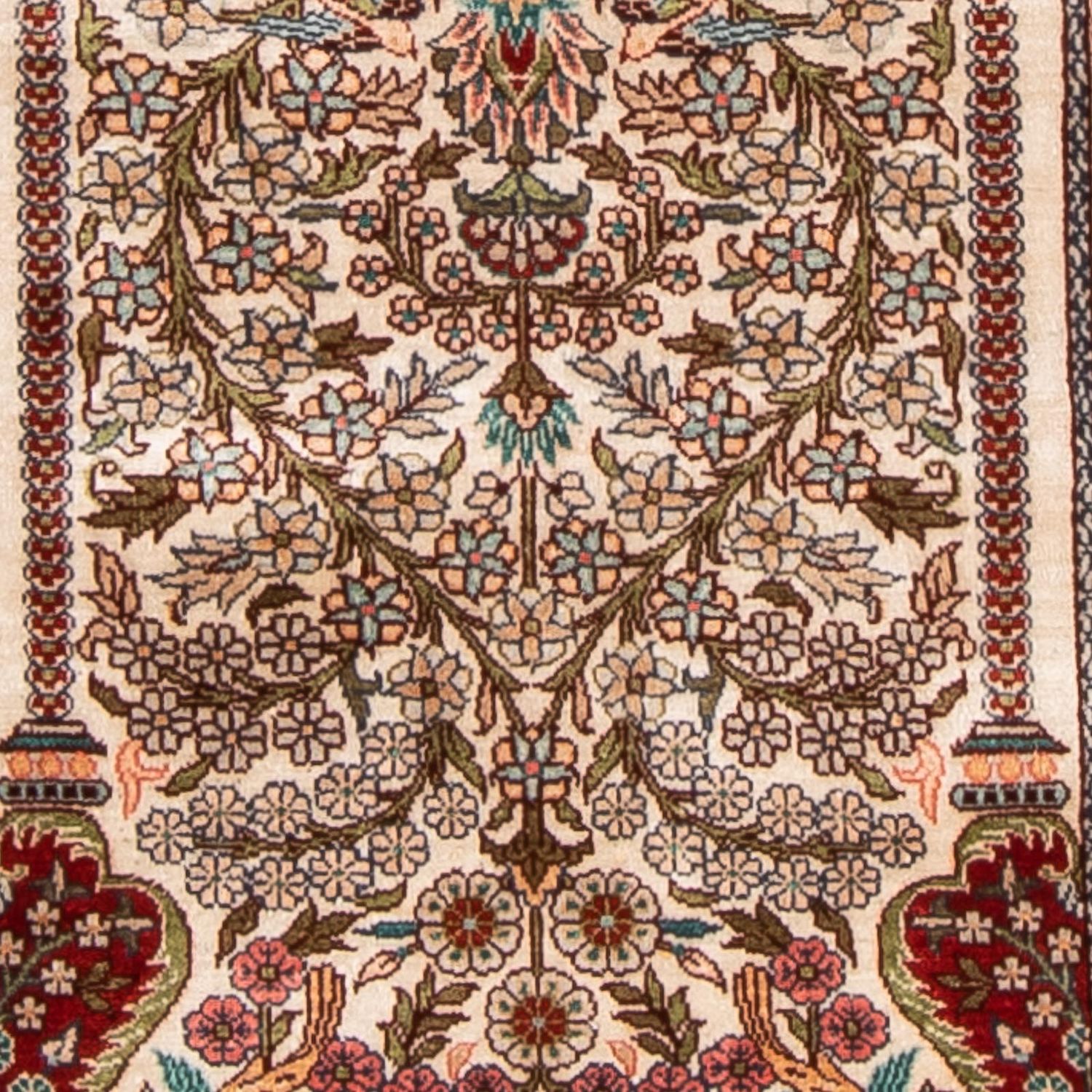 Orientalny dywan - Hereke - 91 x 62 cm - wielokolorowy