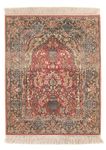 Silk Rug - Chinese Silk - 86 x 64 cm - red