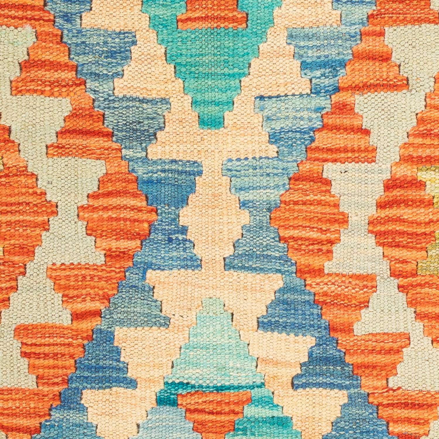 Kelim Carpet - Splash - 89 x 63 cm - flerfärgad