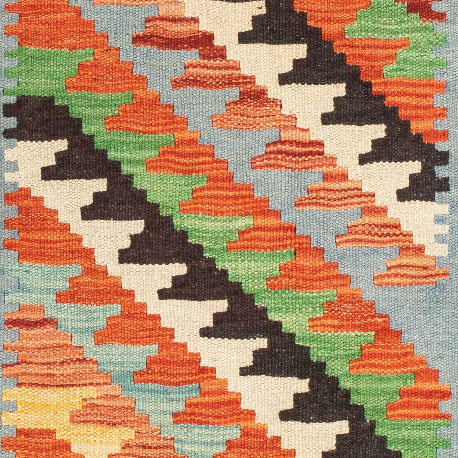 Kelim Carpet - Splash - 89 x 63 cm - flerfarvet