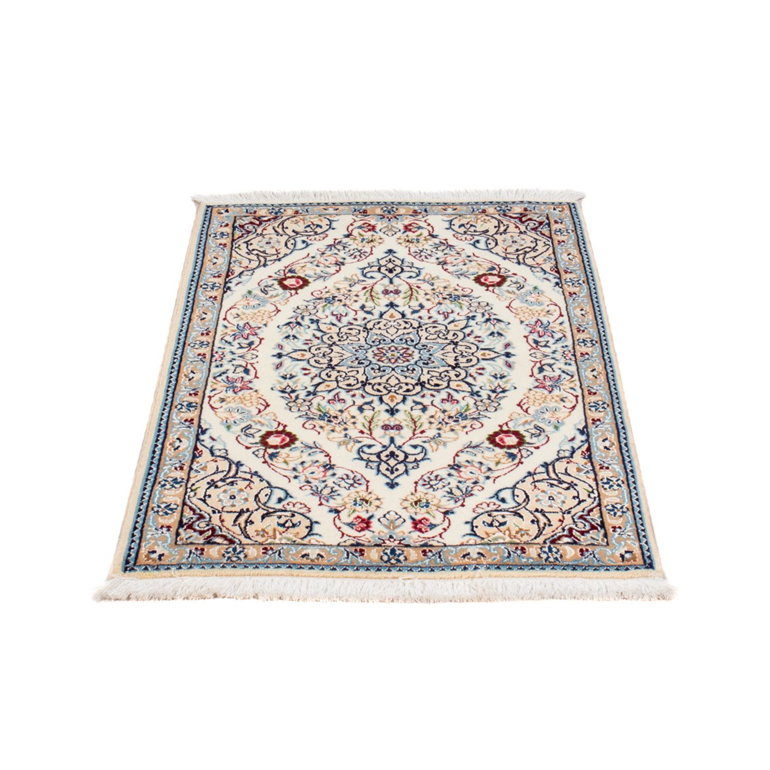 Alfombra Persa - Nain - Real - 104 x 64 cm - beige