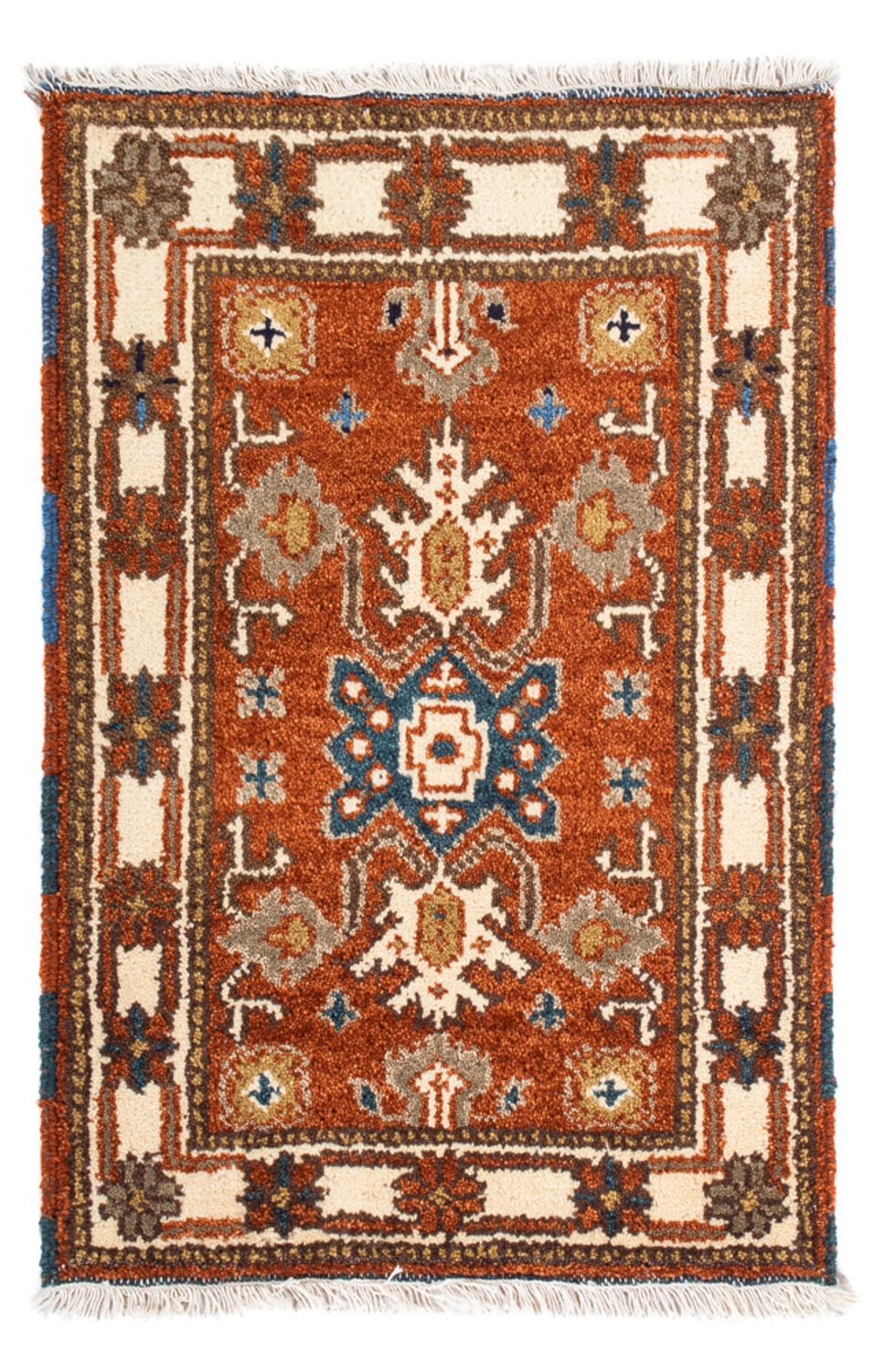 Oriental Carpet - 93 x 63 cm - rost