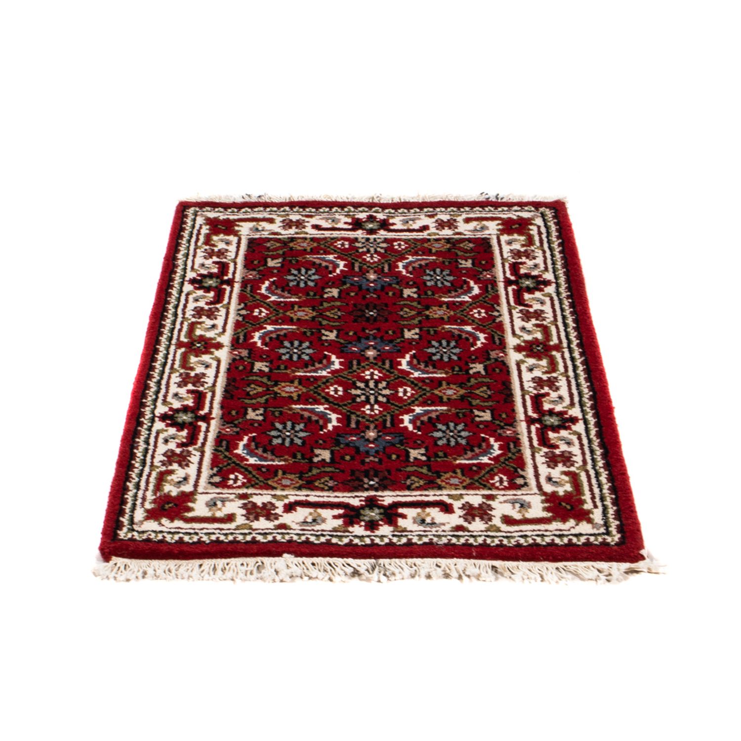 Alfombra oriental - Bidjar - Indus - 90 x 60 cm - rojo