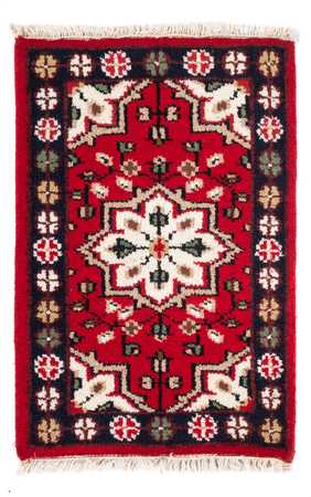 Tapis oriental - 90 x 60 cm - rouge