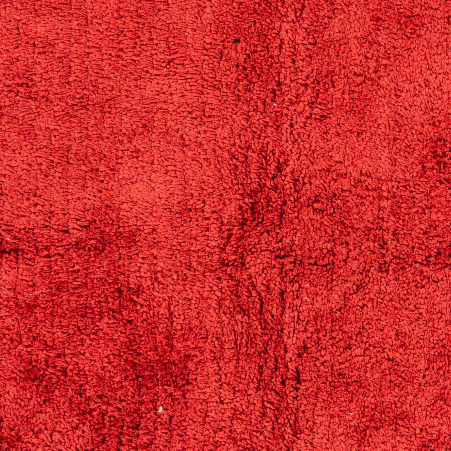 Alfombra de pelo largo - 240 x 170 cm - rojo