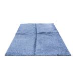 Tapis à poils longs - 230 x 160 cm - bleu