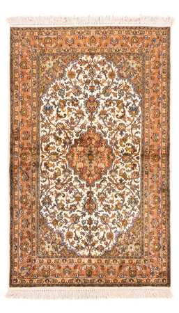 Silk Rug - Kashmir Silk - 149 x 95 cm - beige