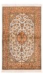 Zijden tapijt - Kashmir Silk - 149 x 95 cm - beige