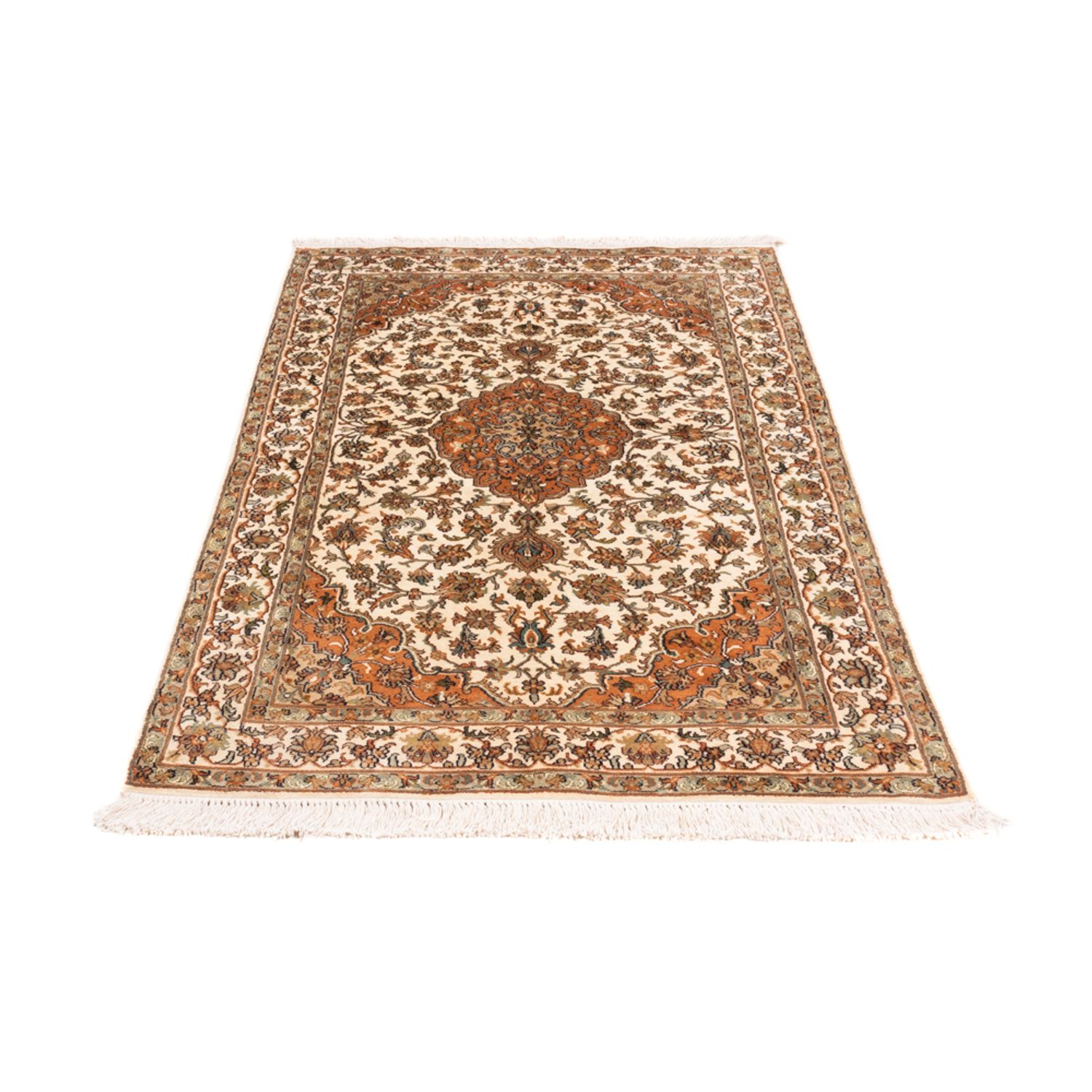 Tapete de seda - Kashmir Silk - 168 x 95 cm - bege