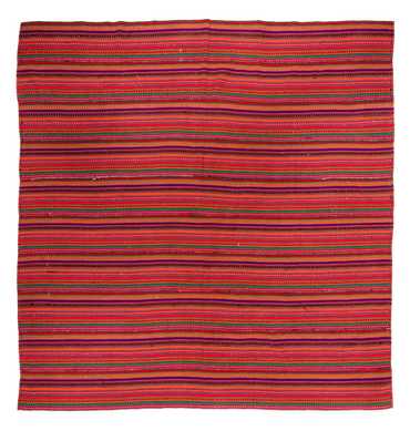 Tapis Kelim - Vieux carré  - 240 x 238 cm - rouge