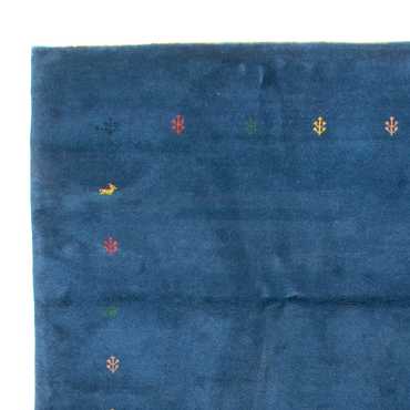 Gabbeh Teppich - Indus - 394 x 297 cm - blau