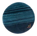 Tapis Gabbeh - Indus ronde  - 200 x 200 cm - bleu