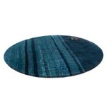 Tapis Gabbeh - Indus ronde  - 200 x 200 cm - bleu