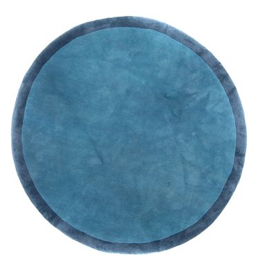 Tapijt rond  - 245 x 245 cm - blauw