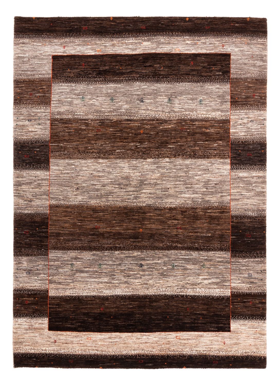 Gabbeh Tapijt - Loribaft Perzisch - 238 x 174 cm - natuur