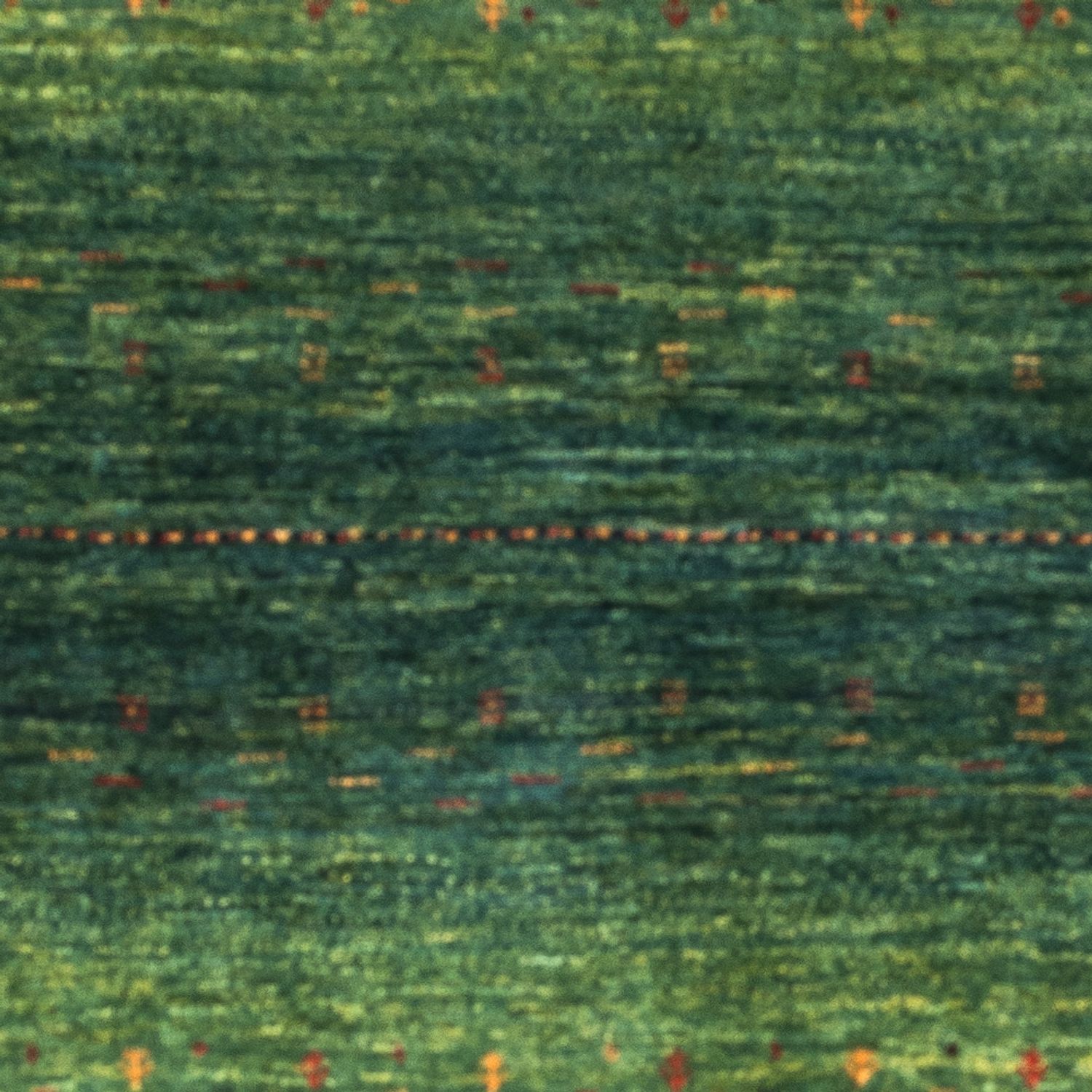 Tapete Gabbeh - Loribaft Persa - 139 x 99 cm - verde