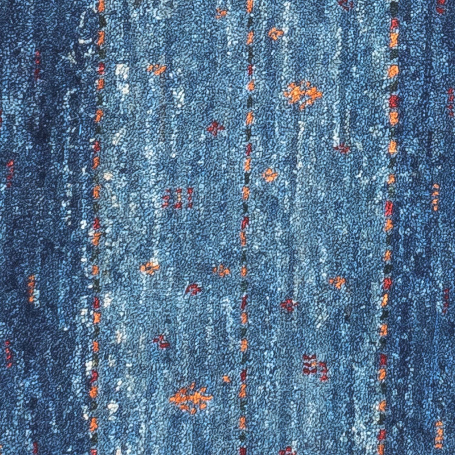 Gabbeh Tapijt - Loribaft Perzisch - 63 x 50 cm - blauw