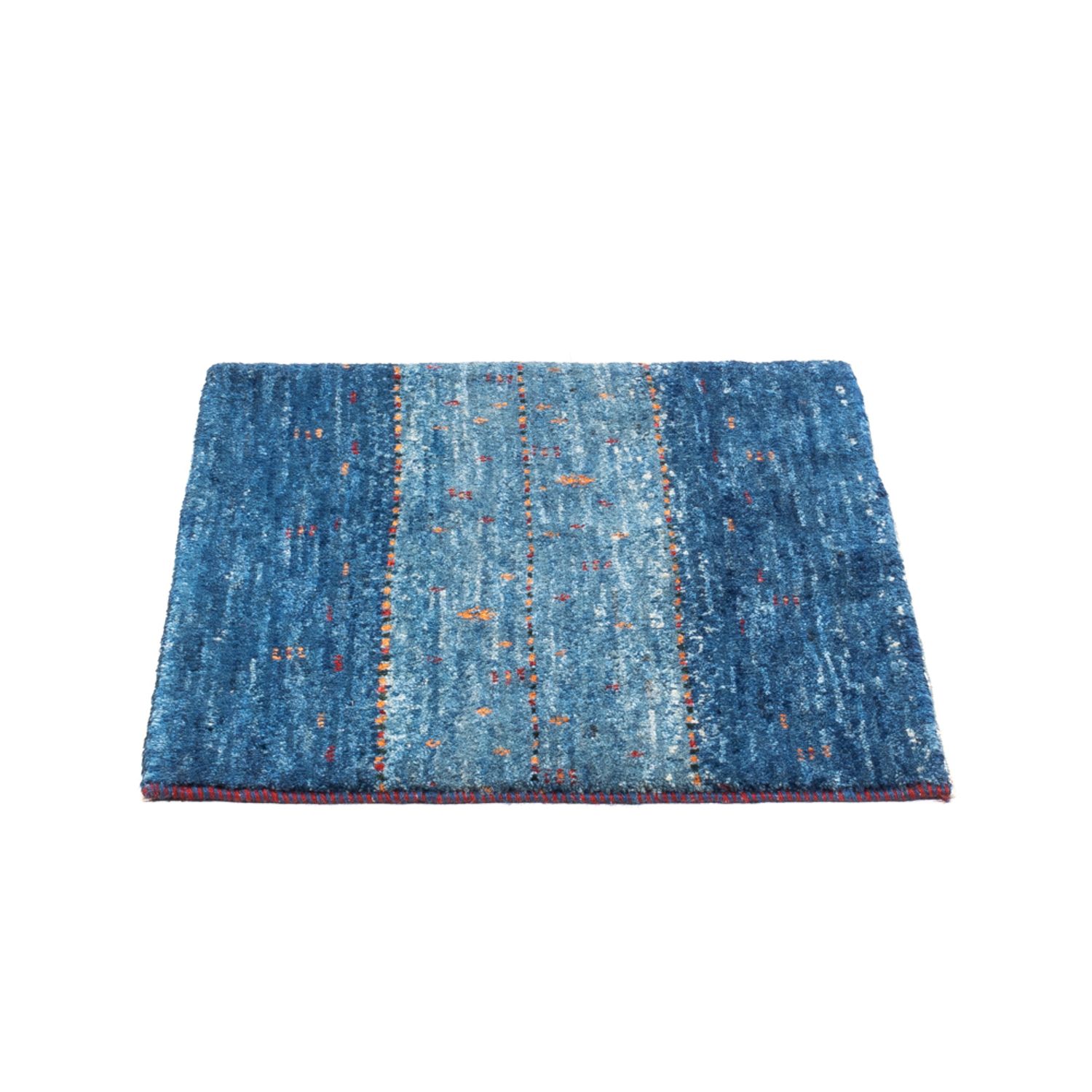 Tappeto Gabbeh - Loribaft Persero - 63 x 50 cm - blu