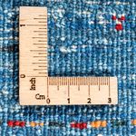 Gabbeh Teppich - Loribaft Perser - 63 x 50 cm - blau