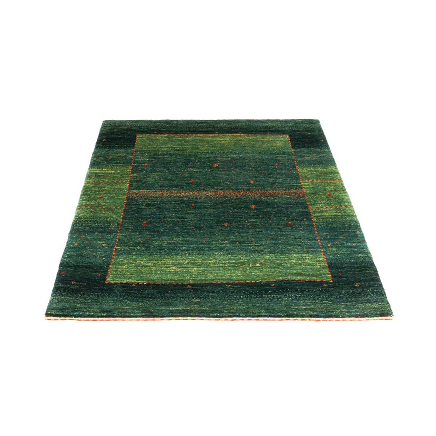 Gabbeh Tapijt - Loribaft Perzisch - 126 x 88 cm - groen