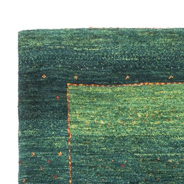 Tapis Gabbeh - Loribaft Persan - 126 x 88 cm - vert