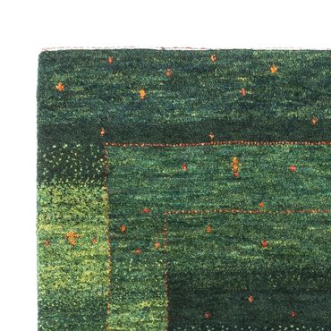 Tapis Gabbeh - Loribaft Persan - 129 x 82 cm - vert