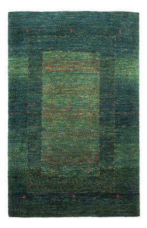 Tapete Gabbeh - Loribaft Persa - 132 x 85 cm - verde