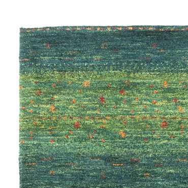 Alfombra Gabbeh - Loribaft Persa - 126 x 84 cm - verde