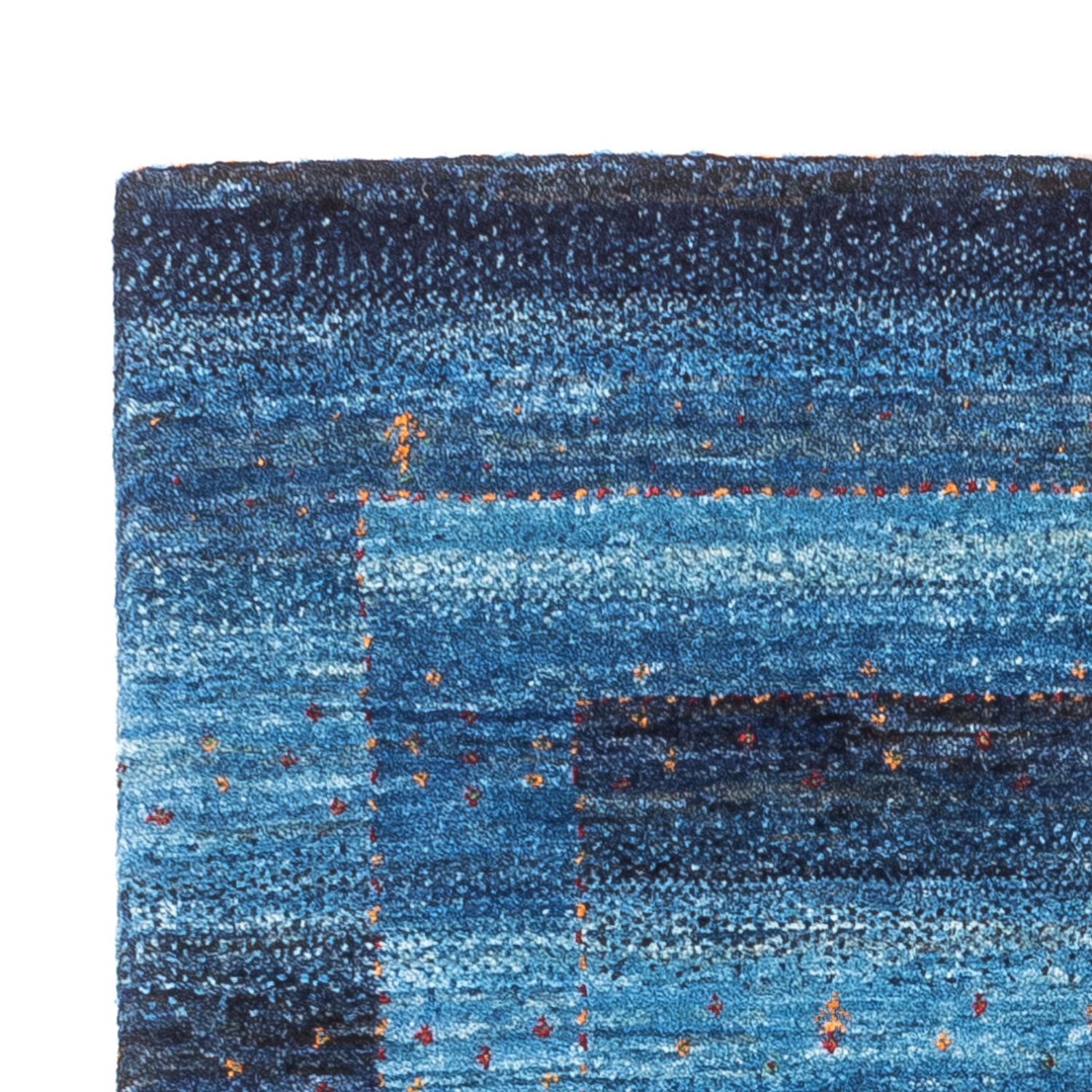 Tappeto Gabbeh - Loribaft Persero - 129 x 84 cm - blu