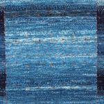 Gabbeh Teppich - Loribaft Perser - 129 x 84 cm - blau