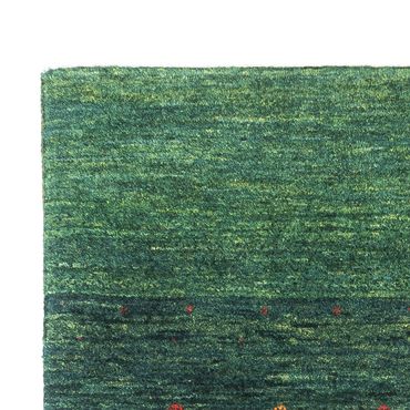 Tapete Gabbeh - Loribaft Persa - 136 x 87 cm - verde