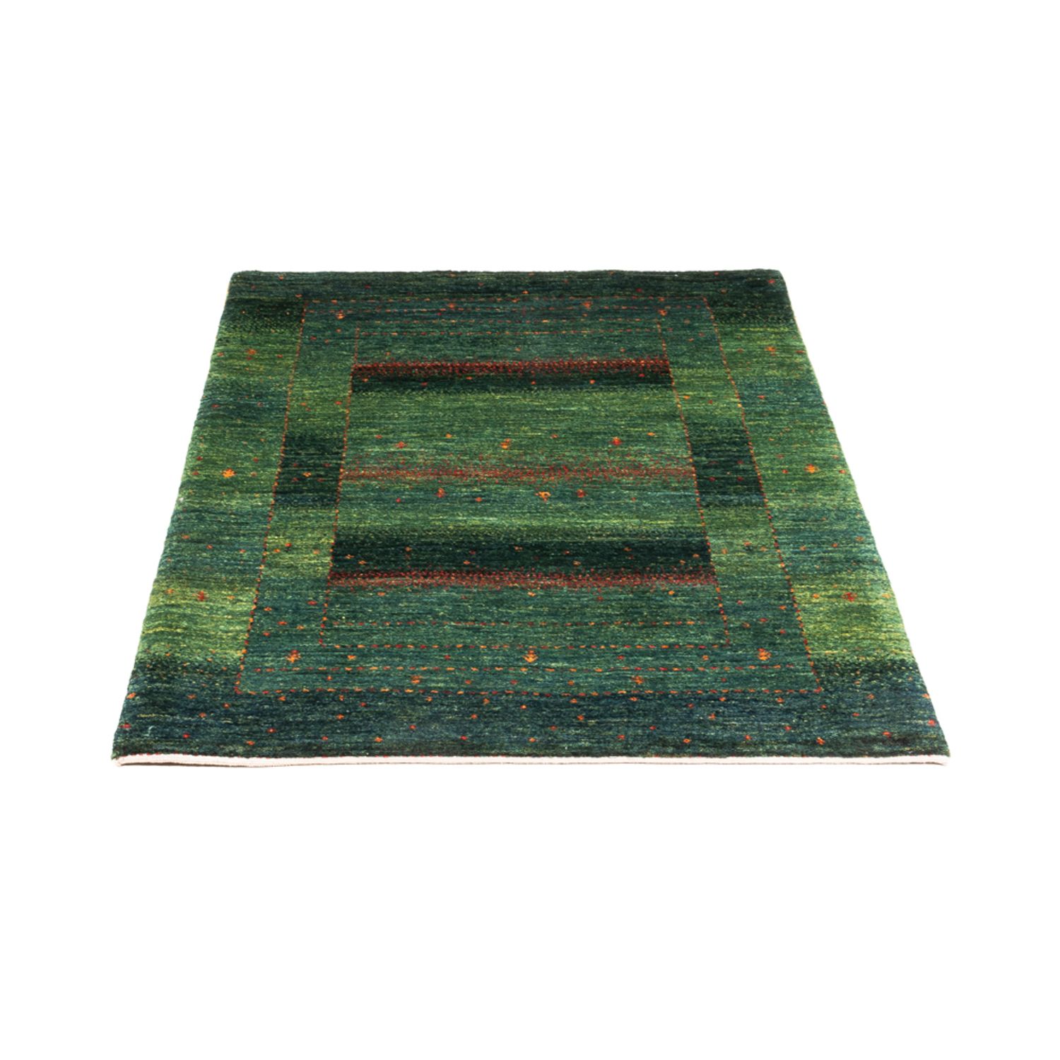 Tappeto Gabbeh - Loribaft Persero - 125 x 86 cm - verde