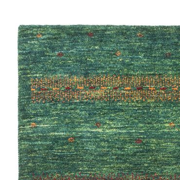 Alfombra Gabbeh - Loribaft Persa - 128 x 82 cm - verde