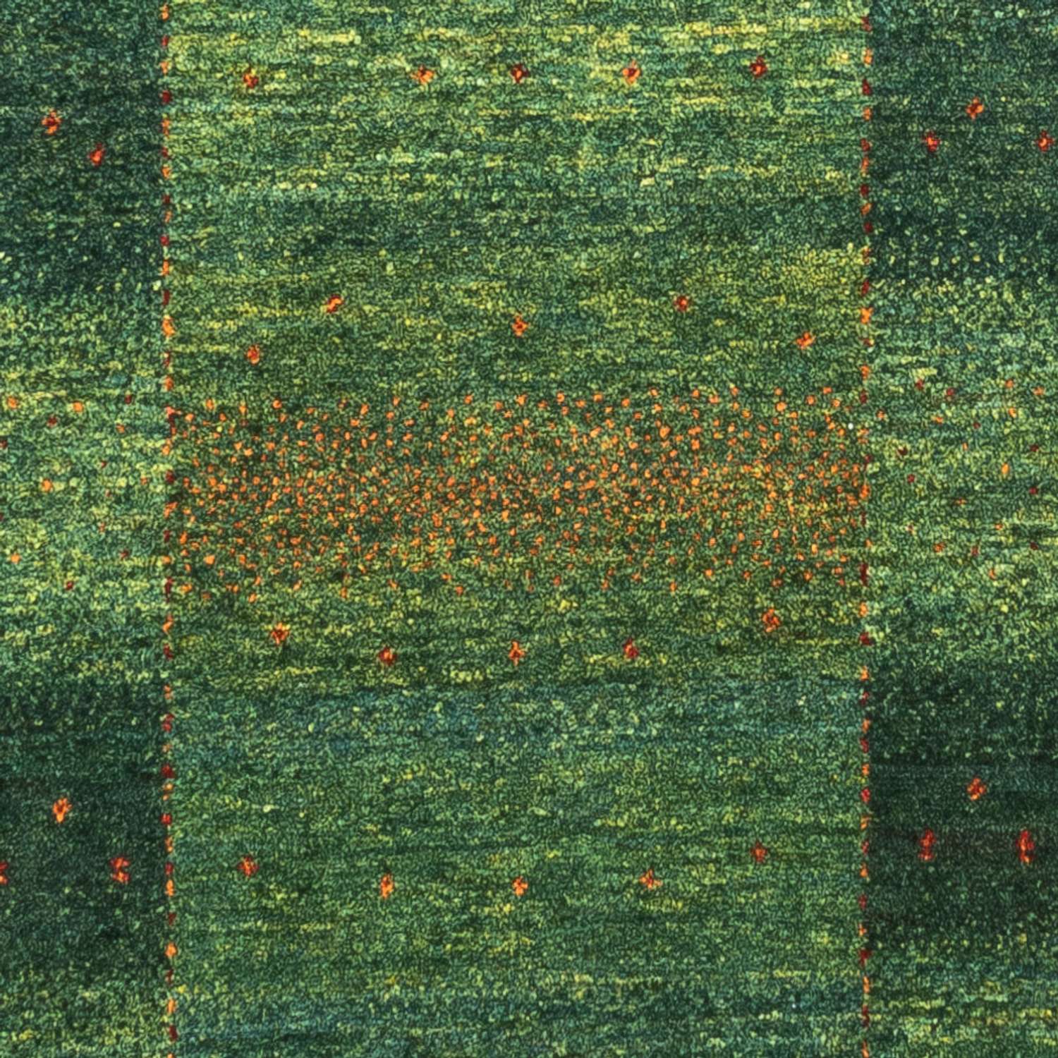 Gabbeh Rug - Loribaft Perser - 123 x 79 cm - green