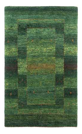 Tapis Gabbeh - Loribaft Persan - 123 x 79 cm - vert