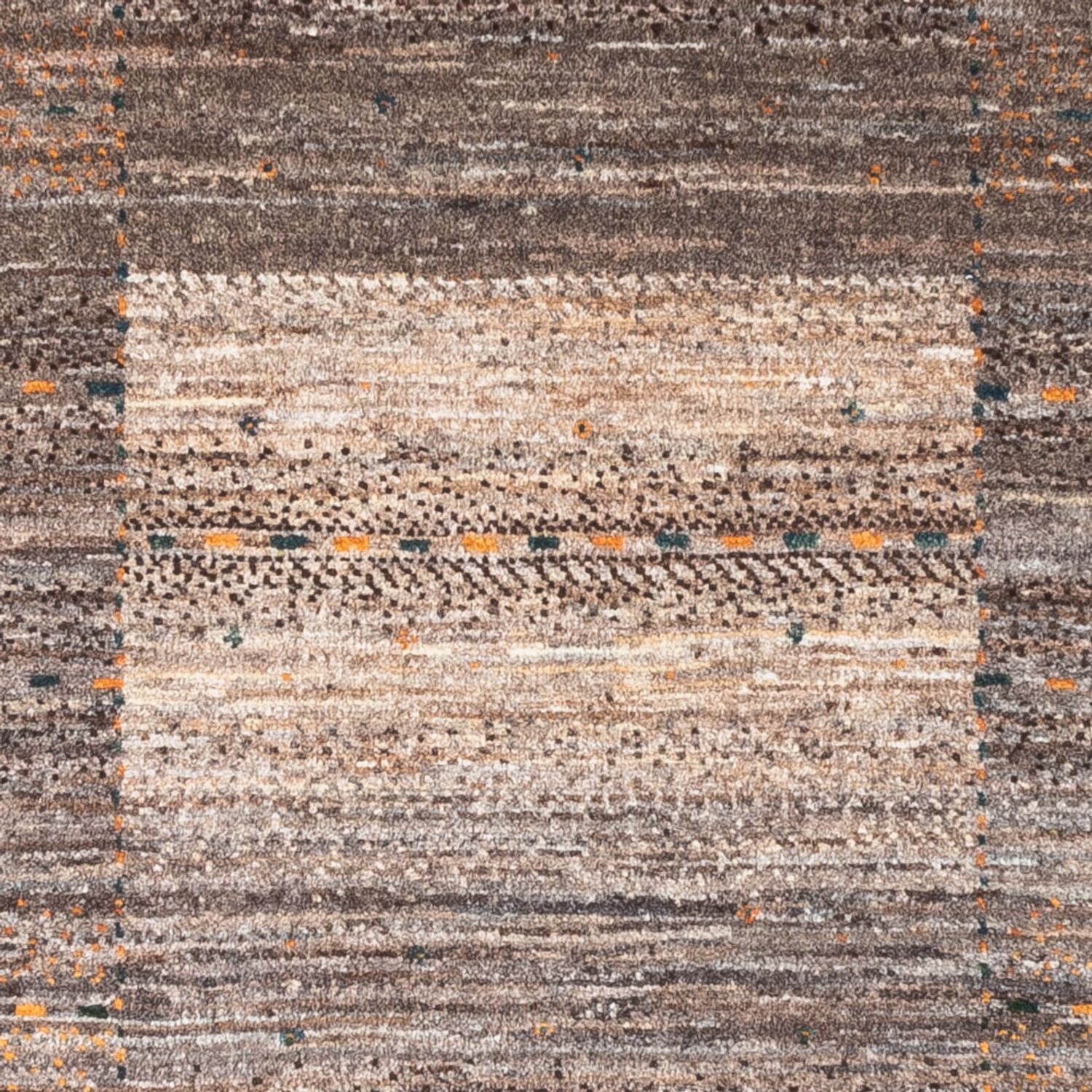 Alfombra Gabbeh - Loribaft Persa - 122 x 84 cm - gris