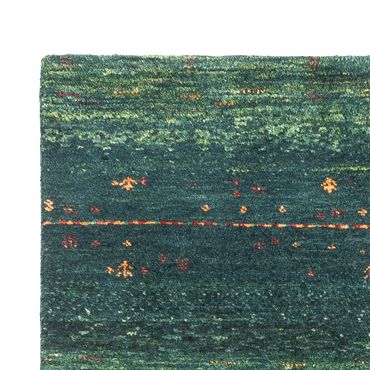 Alfombra Gabbeh - Loribaft Persa - 110 x 81 cm - verde