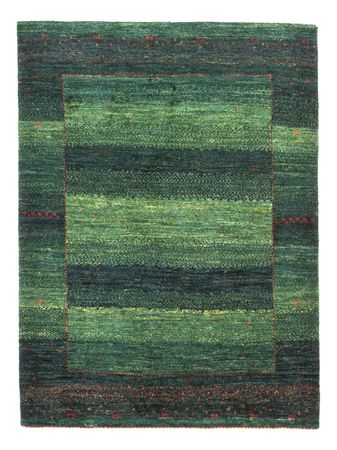 Tapete Gabbeh - Loribaft Persa - 110 x 86 cm - verde