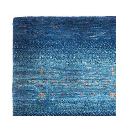 Gabbeh Tapijt - Loribaft Perzisch - 116 x 92 cm - blauw